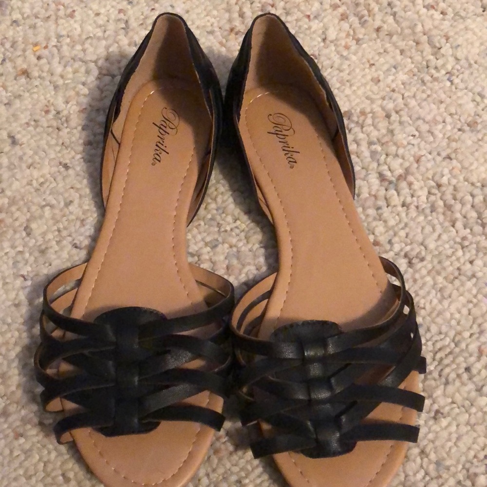 Black sandals